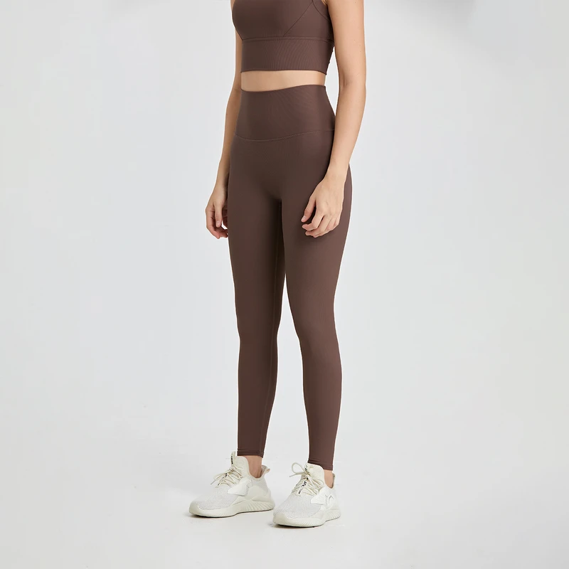 Black, Dark Grey and White Yoga Leggings, 主图_04