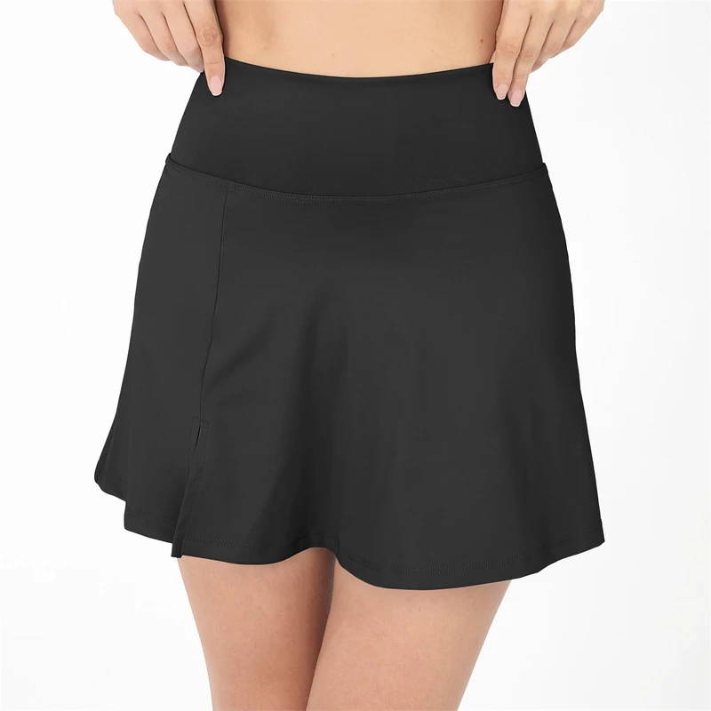 Navy Blue, Sky Blue and Black Yoga Skirt, 主图_07